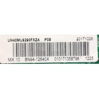 KIT DE TARJETAS PARA TV SAMSUNG / NUMERO DE PARTE MAIN BN94-12640X / BN41-02568B / BN97-13470A / BN9412640X / NUMERO DE PARTE FUENTE BN4400806F / L40S6R_MSM / BN44-00806F / PANEL CY-GK040HGLVCH / MODELO UN40MU6290 / UN40MU6290FXZA FB02